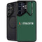 University of Miami Horizontal Mark on Green Galaxy S24 FE Kickstand Case